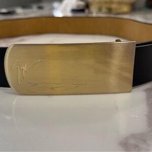 Gold and Black Belt Giuseppe zanotti men